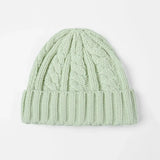 Blank Australian Wool Cable Knit Beanie - 1340