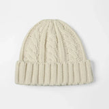 Blank Australian Wool Cable Knit Beanie - 1340
