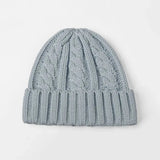 Blank Australian Wool Cable Knit Beanie - 1340