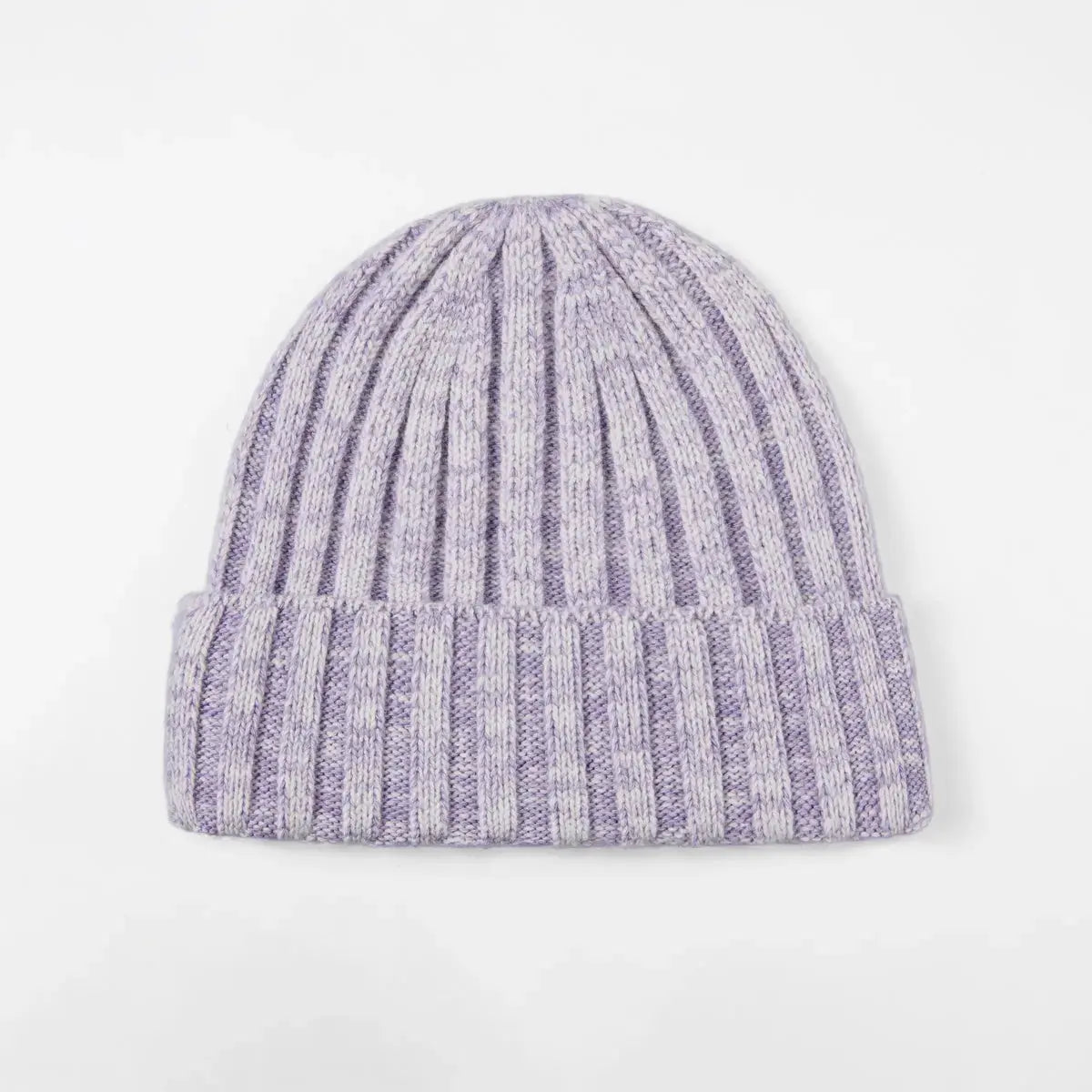 Blank Ribbed Merino Wool and Cashmere Blend Beanies - 1313