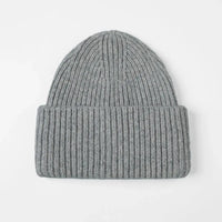 Blank High Cuffed Merino Wool Beanies - 1338
