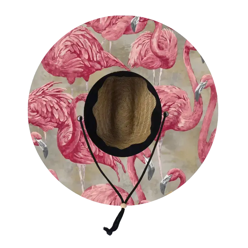 Straw Lifeguard Sun Hat Wholesale - Blank and Under Brim