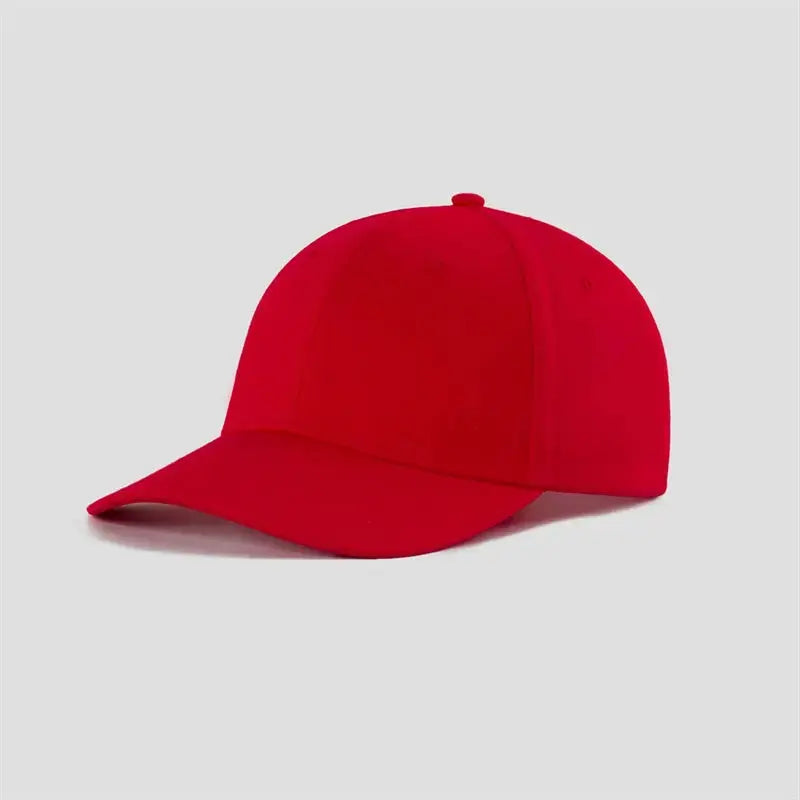 Blank 6 Panel Mid Profile Structured Baseball Cap Wholesale - 6166