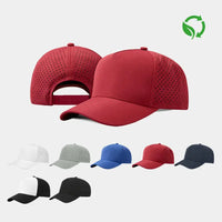 Blank Kids 5 Panel Perforated Water Repellent Snapback Golf Hat - 5479 (Recycled) - Foremost Hat - Wholesale & Custom Hats