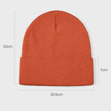 Blank Cuffed Wool Blend Beanie Wholesale - 1149
