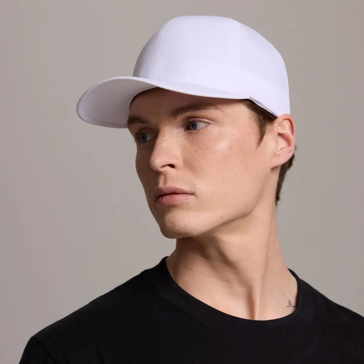 Blank Recycled Water Repellent Seamless Performance Fitted Cap Wholesale - 6096