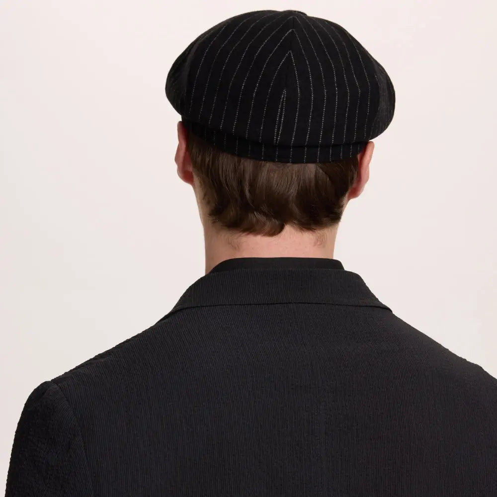 Blank Stripe Wool Newsboy Cap - 423Â  foremosthat