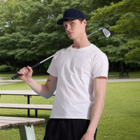 Blank Perforated 5 Panel Performance Snapback Golf Hat Wholesale - 6526 (Recycled) Foremost Hat