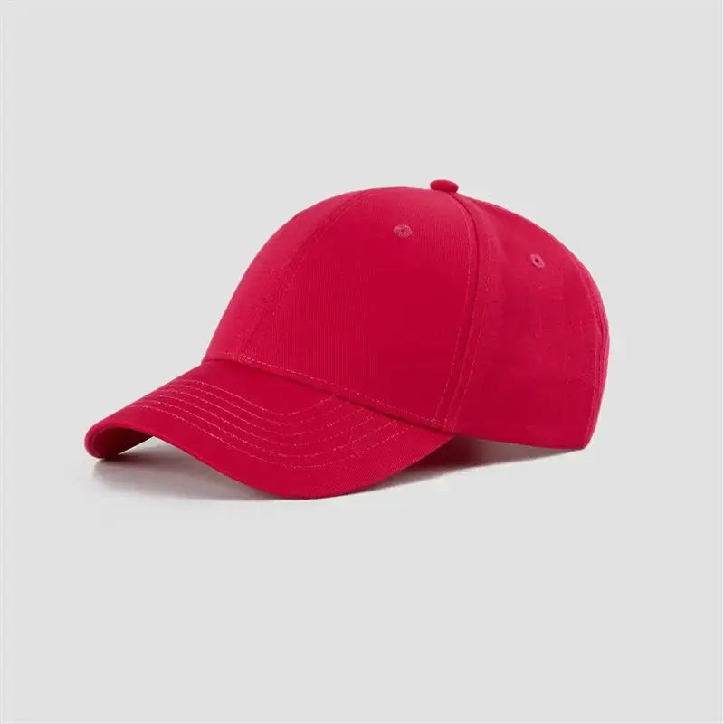 Blank 6 Panel Mid Profile Structured Baseball Cap Wholesale - 6166