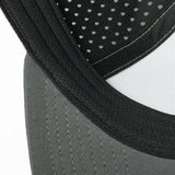 Blank Laser Perforated 5 Panel Performance Snapback Golf Hat Wholesale - 6526 (Recycled Polyester)