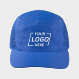 Blank Water Repellent Seamless Lightweight Perforated Running Cap - 5027