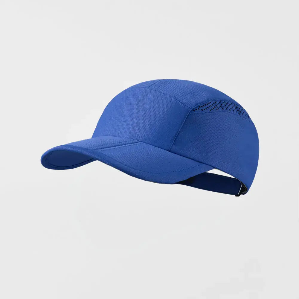 Blank Mesh PerforaUnstructured Foldable Running Cap Wholesale UPF 50+