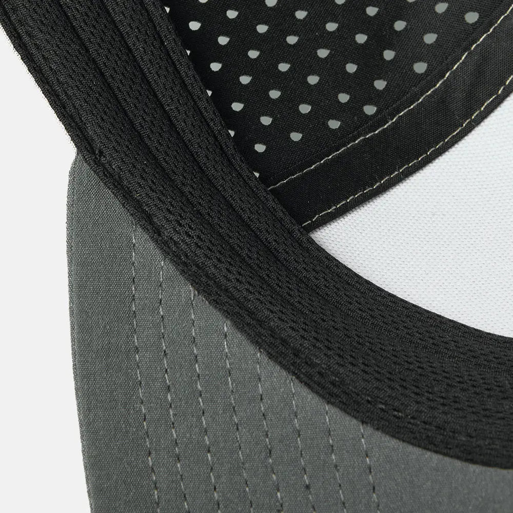 Blank 5 Panel Recycled Perforated Snapback - 6526 foremosthat