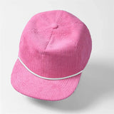 Blank 5 Panel Corduroy Rope Snapback Hat Wholesale - 5123P