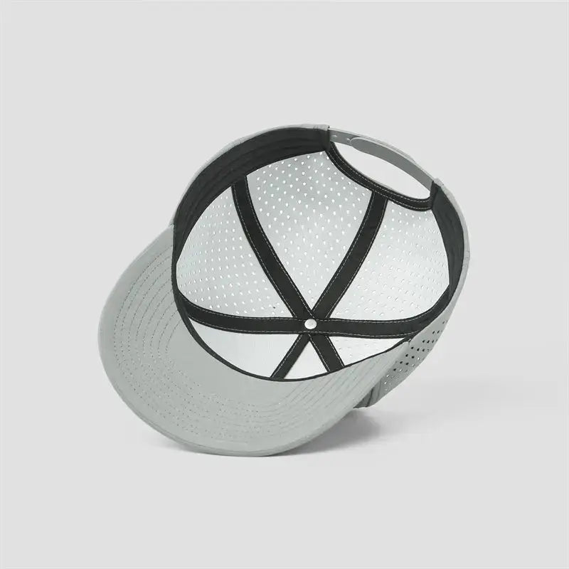 Blank Laser Perforated 5 Panel Performance Snapback Hat Wholesale - 6526