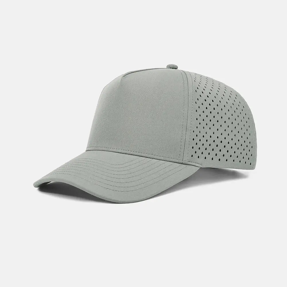 Blank 5 Panel Recycled Perforated Snapback - 6526 foremosthat