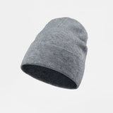 Blank Cuffed Wool Blend Beanie Wholesale - 1149