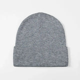 Blank Cuffed Wool Blend Beanie Wholesale - 1149