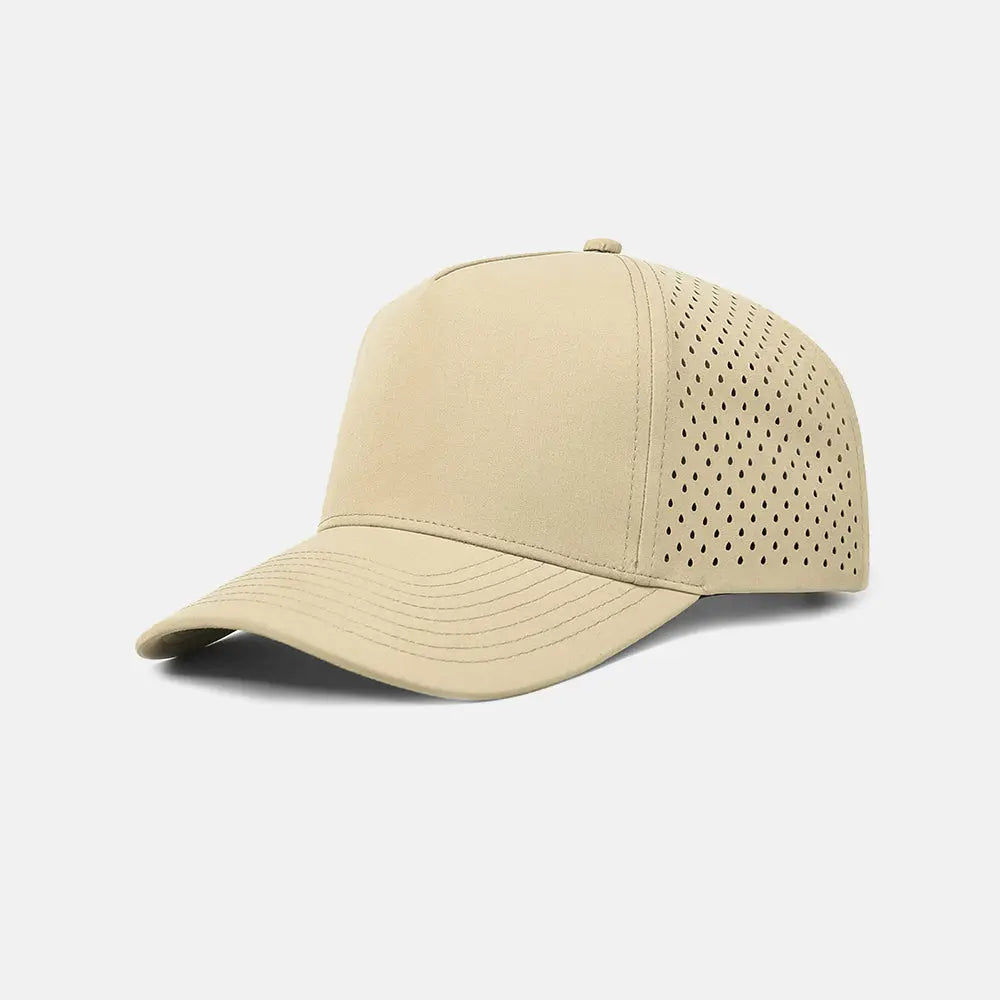 Blank 5 Panel Recycled Perforated Snapback - 6526 foremosthat