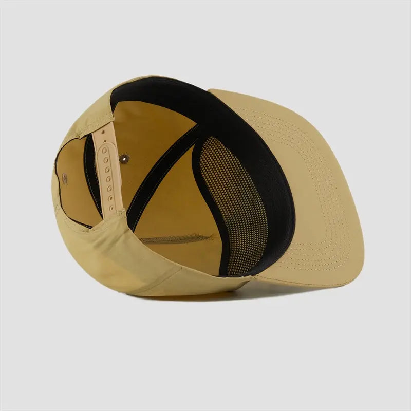 Blank 5 Panel Nylon Unstructured Snapback Camper Hat - 6712