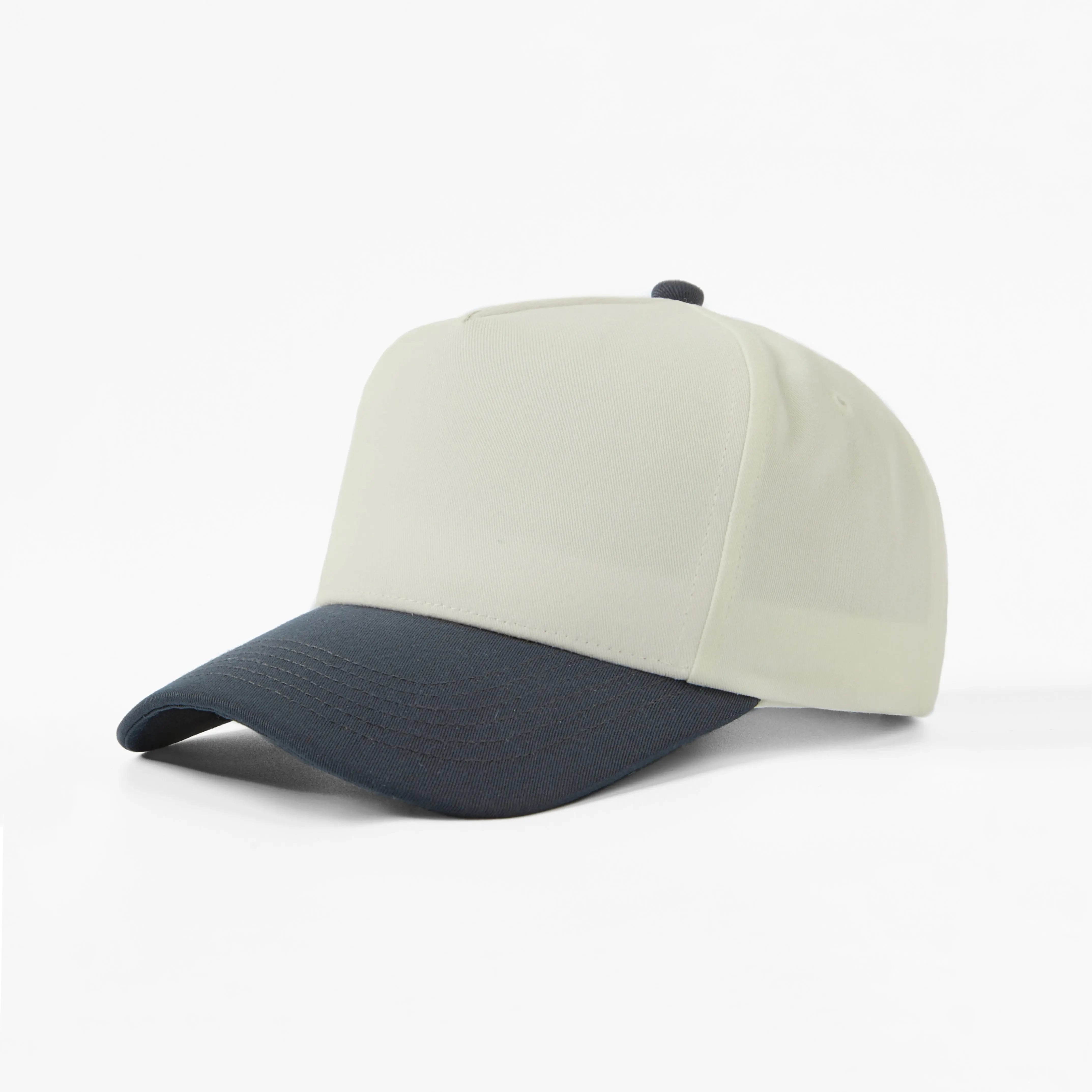 Blank 5 Panel Structured Baseball Cap Wholesale (Recycled) - 5462 Foremost Hat