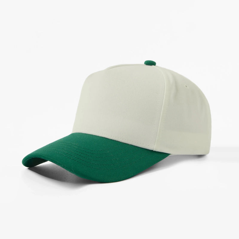 Unbedruckte 5-Panel Strukturierte Baseballkappe Großhandel (Recycelt) - 5462