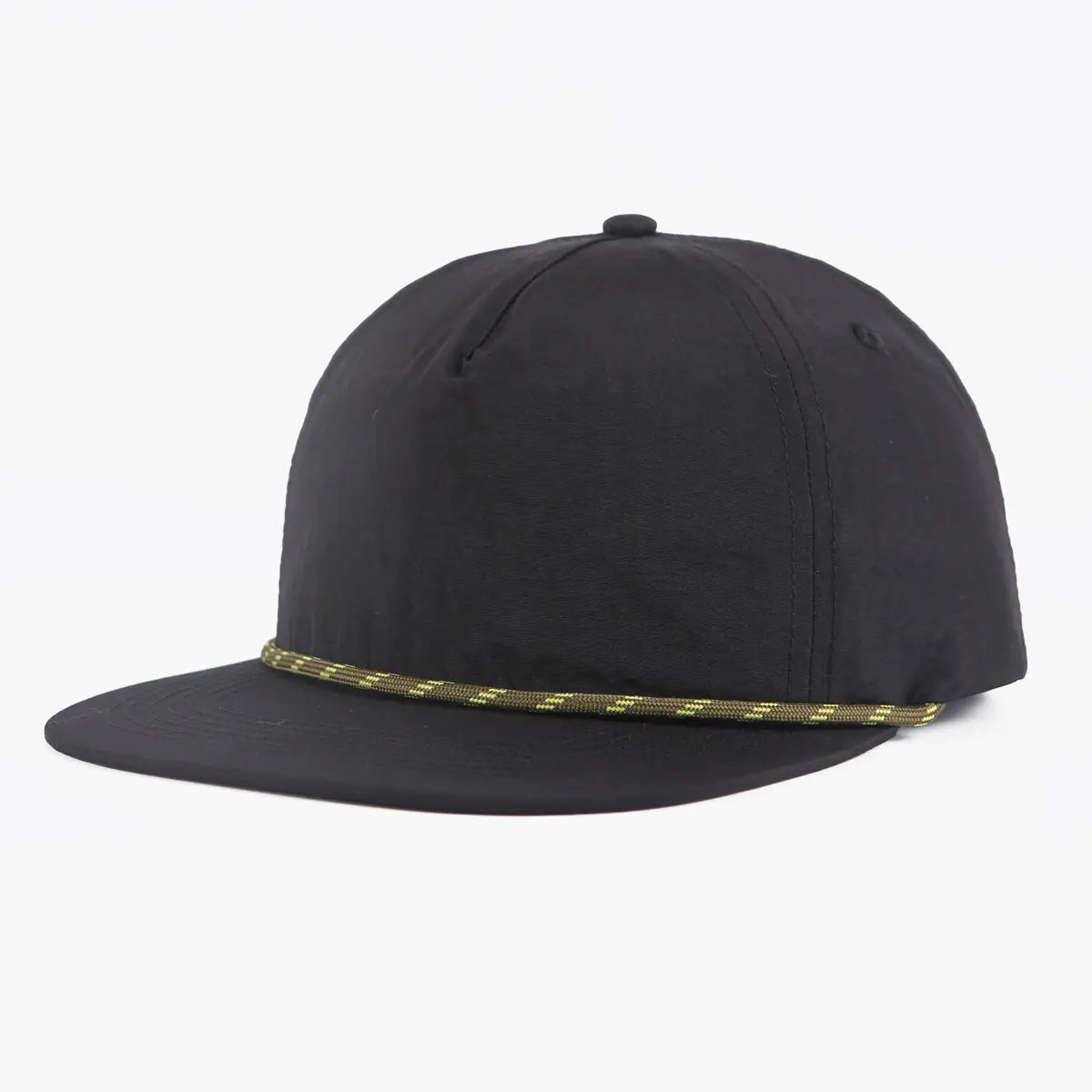 Blank 5 Panel Nylon Rope Snapback Cap Wholesale - 6712P