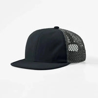 Blank 6 Panel Water Repellent Nylon Mesh Snapback Hat (Recycled) - 6482 Foremost Hat
