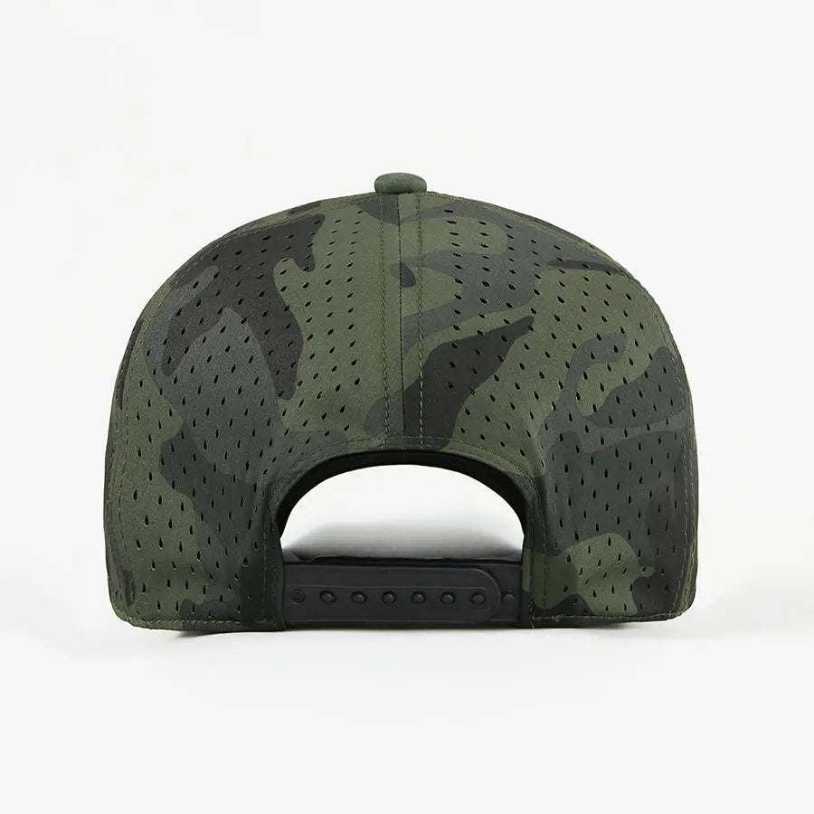 Blank Performance Water Resistant Perforated Snapback Hat Wholesale - 6266