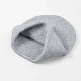 Blank Cuffed Wool Blend Beanie Wholesale - 1149