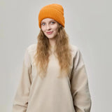 Blank Wool Waffle Knit Beanie Wholesale - 1263
