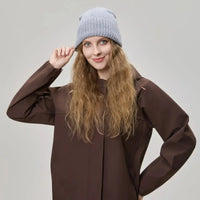 Blank Classic Ribbed Knit Wool Beanie Wholesale - 1188