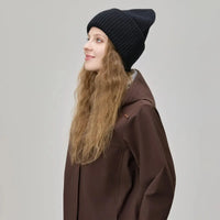 Blank High Cuffed Merino Wool Beanies - 1338
