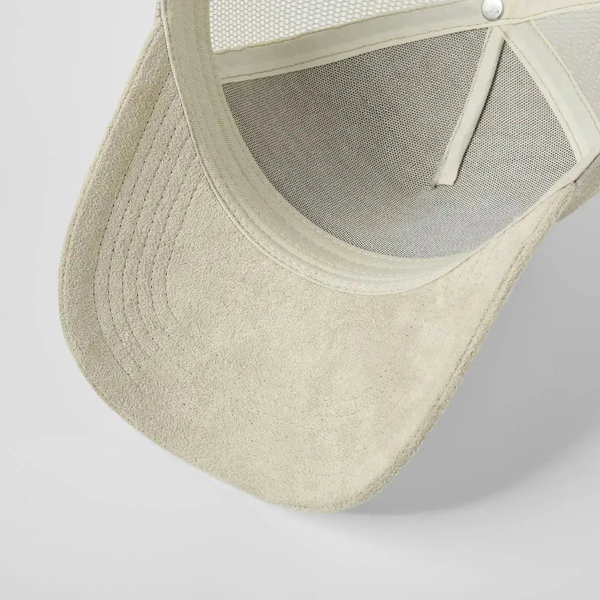 Blank Suede Mesh 5 Panel Trucker Hats Wholesale - 6710 Foremost Hat