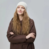 Blank Cuffed 100% Merino Wool Seamless Beanie Wholesale - 1224