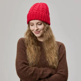 Blank Australian Wool Cable Knit Beanie - 1340