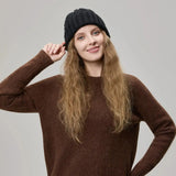 Blank Australian Wool Cable Knit Beanie - 1340