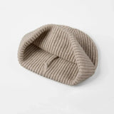 Blank 100% Merino Wool Short Fisherman Beanie Wholesale - 1281