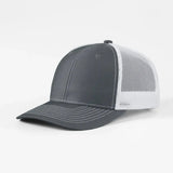 Wholesale Blank 6 Panel Mid Profile Structured Trucker Hat - 7018 Foremost Hat