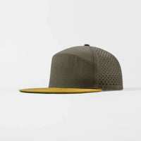 Blank Perforated Water Repellent Performance Snapback Golf Hat Wholesale - 6023