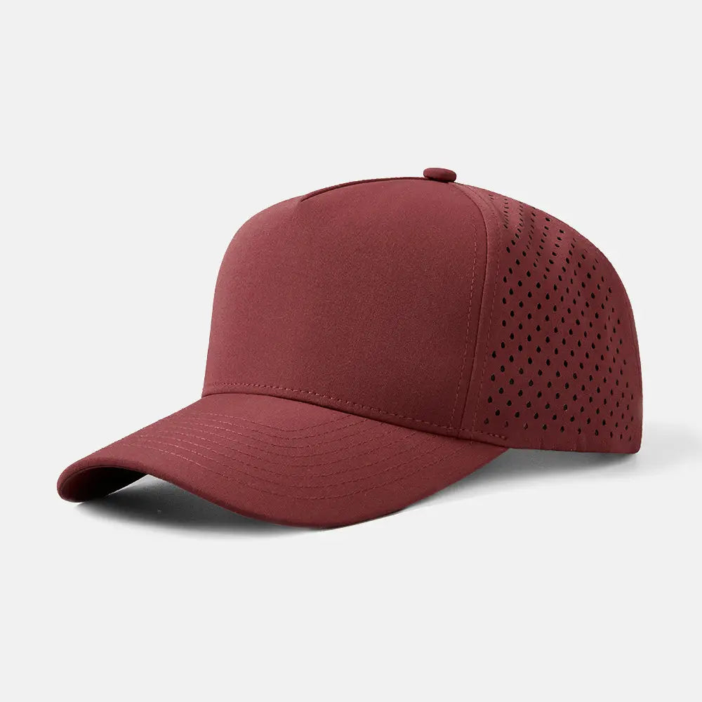 Blank 5 Panel Recycled Perforated Snapback - 6526 foremosthat