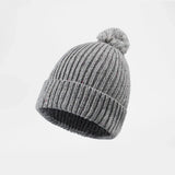 Blank Wool Flecked Pom Pom Beanie Wholesale - 1192