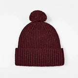 Blank Wool Flecked Pom Pom Beanie Wholesale - 1192