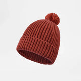 Blank Wool Flecked Pom Pom Beanie Wholesale - 1192