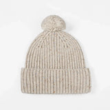 Blank Wool Flecked Pom Pom Beanie Wholesale - 1192