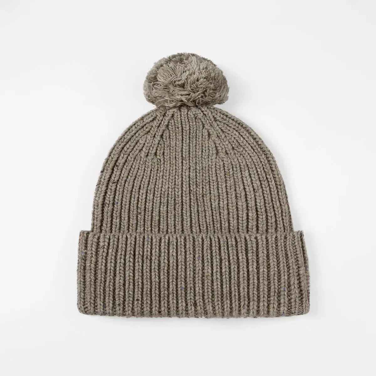 Blank Wool Flecked Pom Pom Beanie Wholesale - 1192