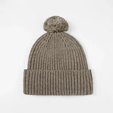 Blank Wool Flecked Pom Pom Beanie Wholesale - 1192