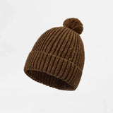 Blank Wool Flecked Pom Pom Beanie Wholesale - 1192
