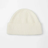 Blank Cuffed 100% Merino Wool Seamless Beanie Wholesale - 1224