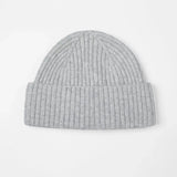 Blank Cuffed 100% Merino Wool Seamless Beanie Wholesale - 1224